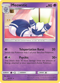 Meowstic 45/131 English Pokémon card from Forbidden Light (2018)