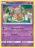 Hoopa 54/131 English Pokémon card from Forbidden Light (2018)