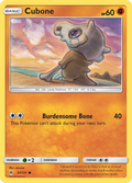 Cubone 57/131 English Pokémon card from Forbidden Light (2018)