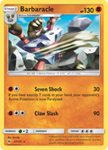 Barbaracle 67/131 English Pokémon card from Forbidden Light (2018)