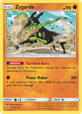 Zygarde 71/131 English Pokémon card from Forbidden Light (2018)