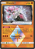 Diancie ◇ 74/131 English Pokémon card from Forbidden Light (2018)