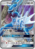 Dialga-GX 82/131 English Pokémon card from Forbidden Light (2018)