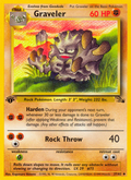 Graveler 37/62 — Pokémon Fossil card