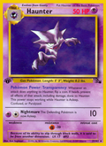Haunter 21/62 — Pokémon Fossil card