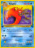 Kingler 38/62 — Pokémon Fossil card