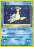 Lapras 10/62 — Pokémon Fossil card