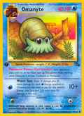 Omanyte 52/62 — Pokémon Fossil card
