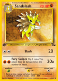 Sandslash 41/62 — Pokémon Fossil card