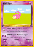 Slowpoke 55/62 — Pokémon Fossil card