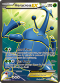 Heracross-EX 105/111 English Pokémon card from Furious Fists (2014)