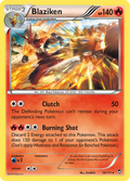 Blaziken 14/111 English Pokémon card from Furious Fists (2014)