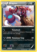 Drapion 65/111 English Pokémon card from Furious Fists (2014)