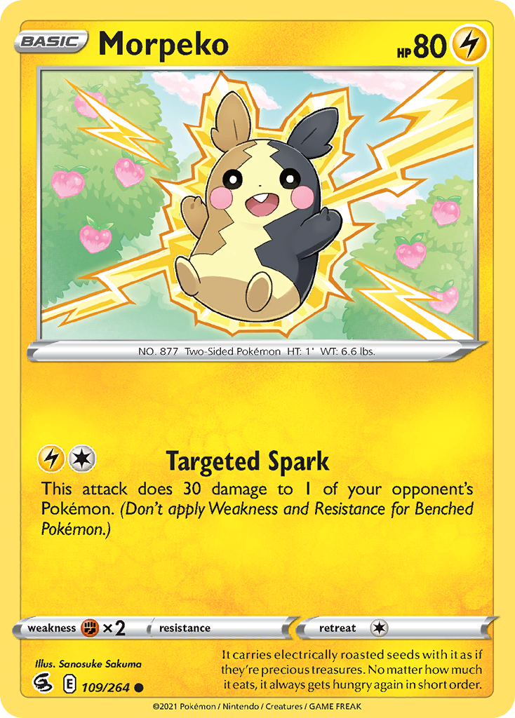 Morpeko 109/264 — English Pokémon Fusion Strike (2021)