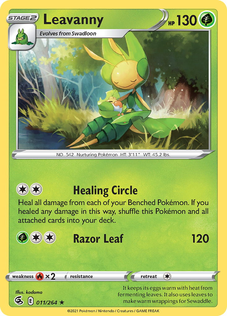 Leavanny 11/264 — English Pokémon Fusion Strike (2021)