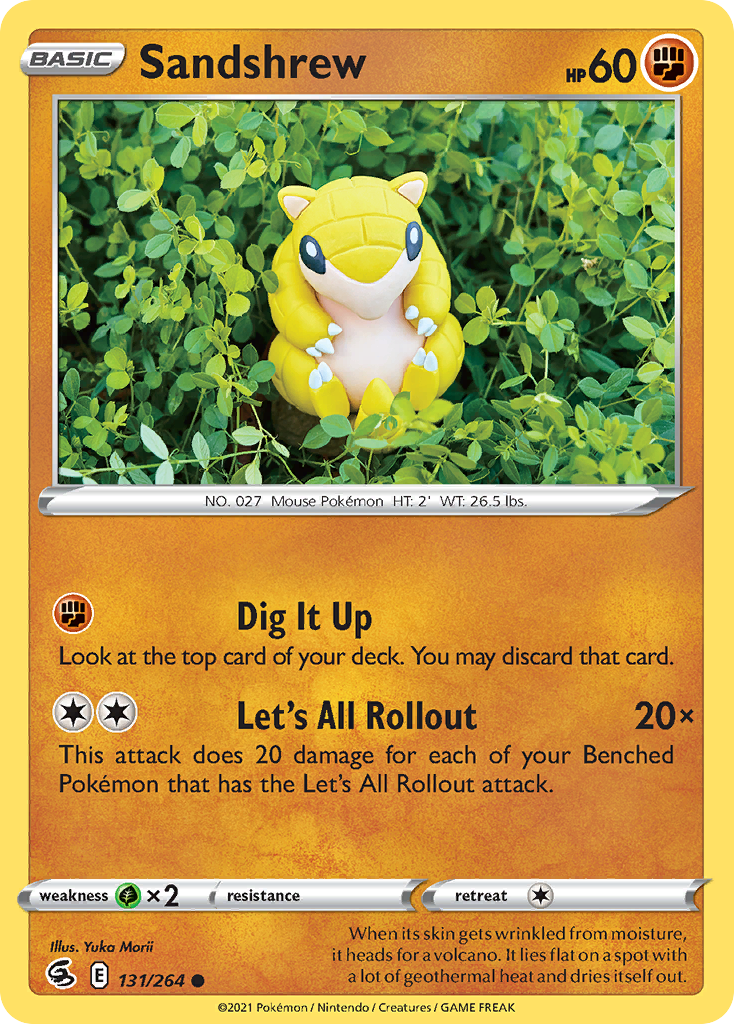 Sandshrew 131/264 — English Pokémon Fusion Strike (2021)