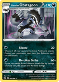 Galarian Obstagoon 161/264 — English Pokémon Fusion Strike (2021)