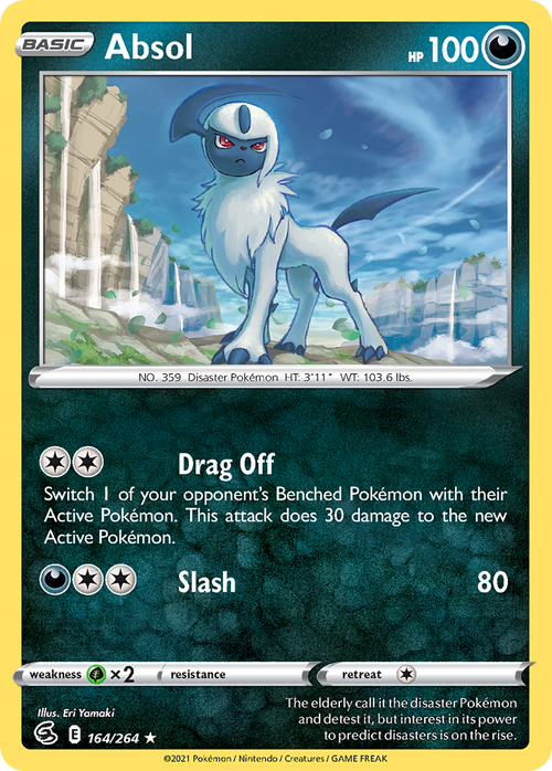 Absol 164/264 — English Pokémon Fusion Strike (2021)