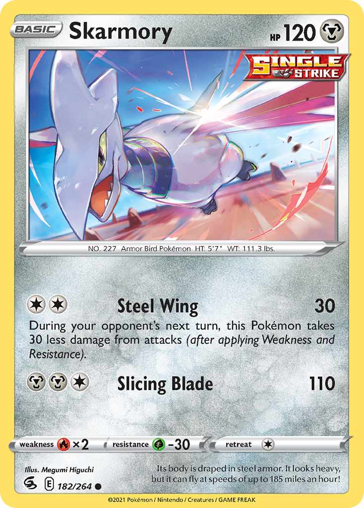 Skarmory 182/264 — English Pokémon Fusion Strike (2021)