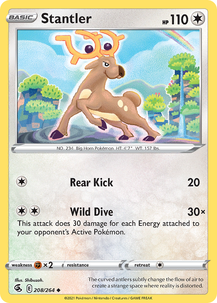 Stantler 208/264 — English Pokémon Fusion Strike (2021)