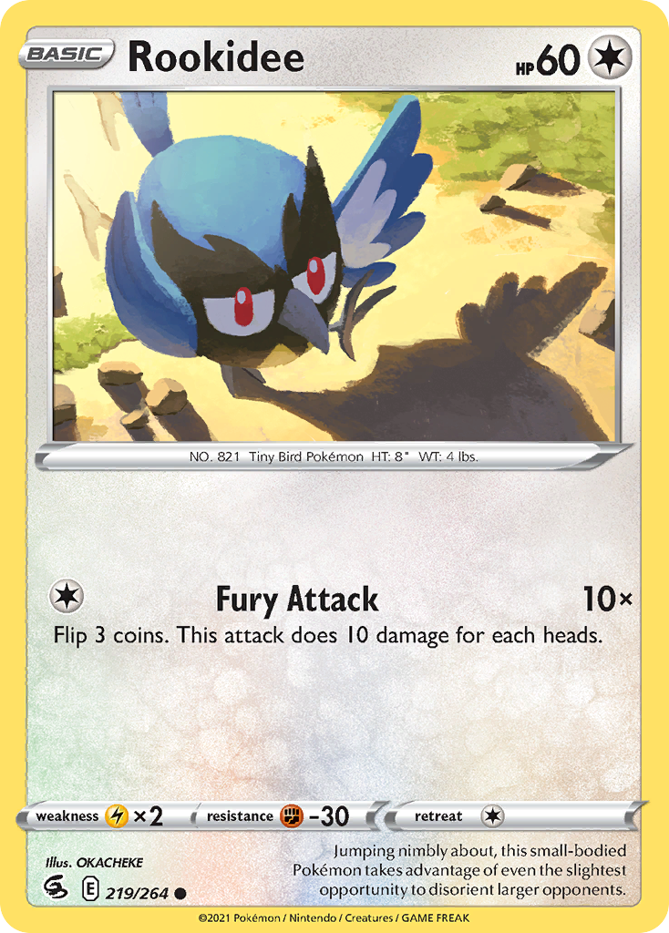 Rookidee 219/264 — English Pokémon Fusion Strike (2021)