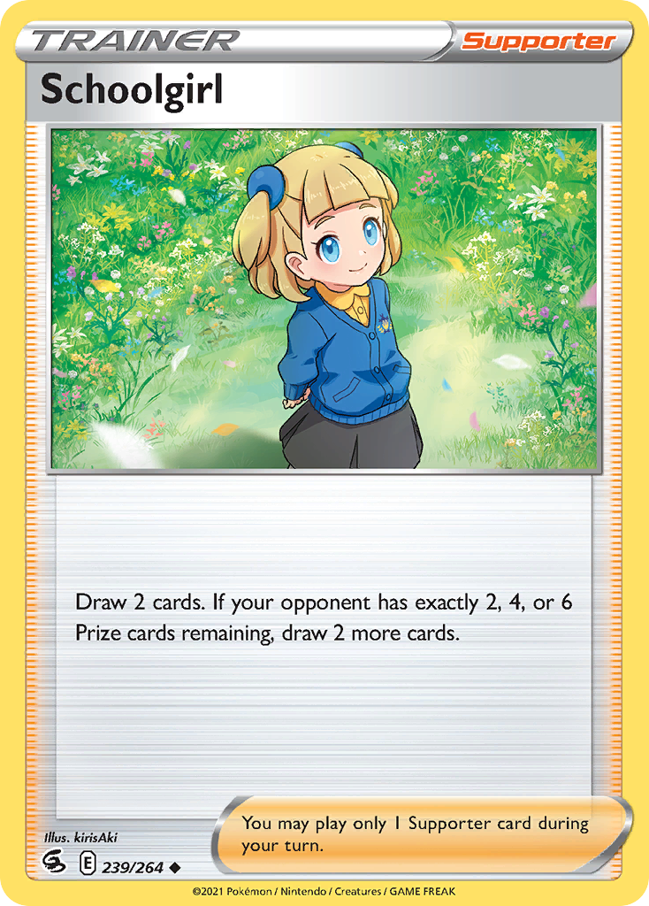 Schoolgirl 239/264 — English Pokémon Fusion Strike (2021)