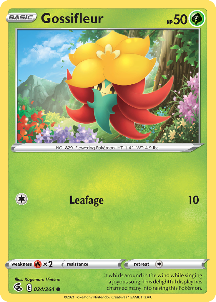 Gossifleur 24/264 — English Pokémon Fusion Strike (2021)