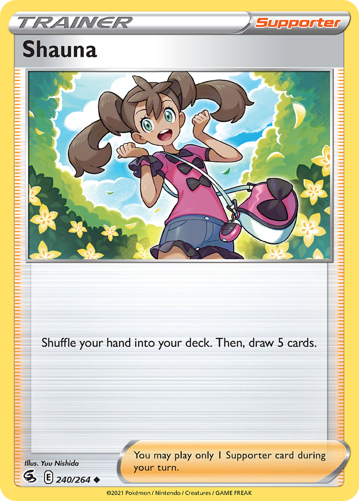 Shauna 240/264 — English Pokémon Fusion Strike (2021)