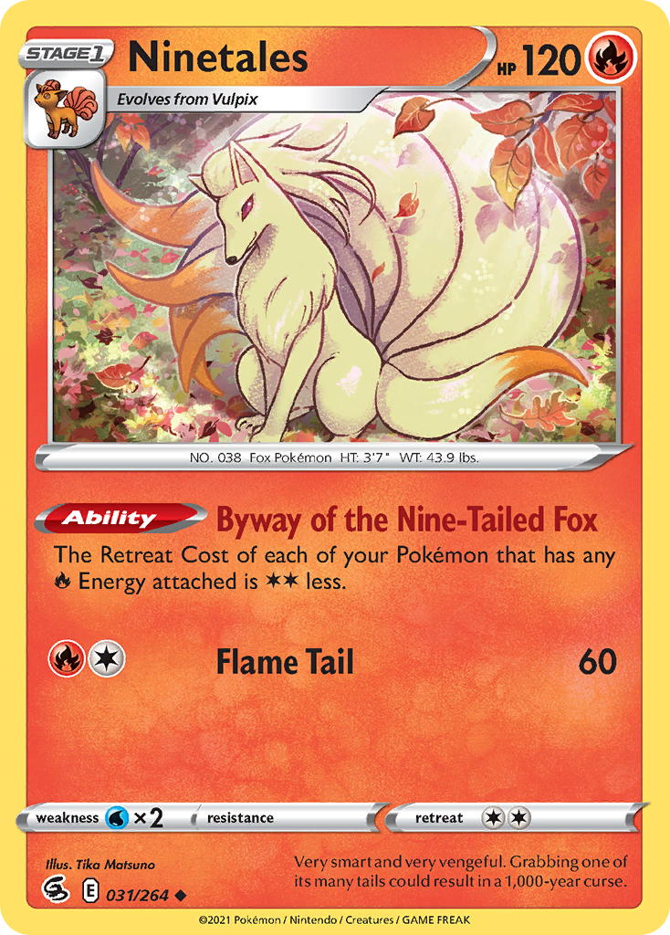 Ninetales 31/264 — English Pokémon Fusion Strike (2021)