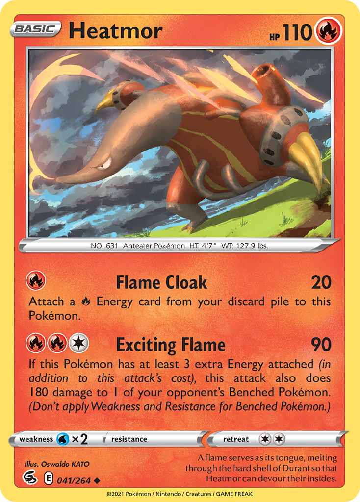 Heatmor 41/264 — English Pokémon Fusion Strike (2021)