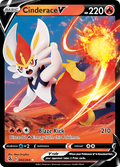 Cinderace V 43/264 — English Pokémon Fusion Strike (2021)