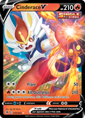 Cinderace V 44/264 — English Pokémon Fusion Strike (2021)