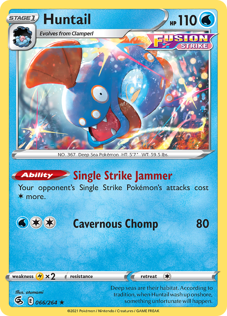 Huntail 66/264 — English Pokémon Fusion Strike (2021)
