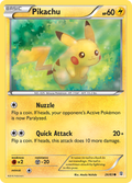 Pikachu 26/83 English Pokémon card from Generations (2016)