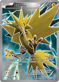 Zapdos 29/83 English Pokémon card from Generations (2016)