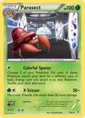 Parasect 7/83 English Pokémon card from Generations (2016)