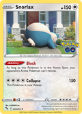 Snorlax 55/78 — English Pokémon GO (2022)