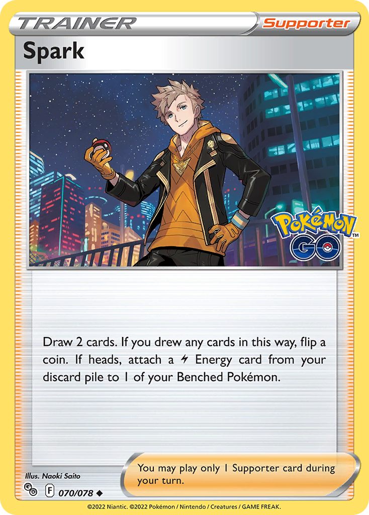 Spark 70/78 — English Pokémon GO (2022)