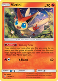 Victini 10/145 English Pokémon card from Guardians Rising (2017)