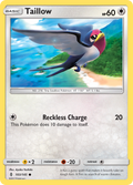 Taillow 103/145 English Pokémon card from Guardians Rising (2017)