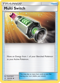 Multi Switch 129/145 English Pokémon card from Guardians Rising (2017)