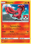 Oricorio 14/145 English Pokémon card from Guardians Rising (2017)