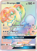 Drampa-GX 160/145 English Pokémon card from Guardians Rising (2017)