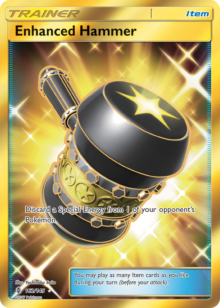 Enhanced Hammer 162/145 English Pokémon card from Guardians Rising (2017)