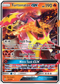 Turtonator-GX 18/145 English Pokémon card from Guardians Rising (2017)