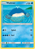 Wailmer 29/145 English Pokémon card from Guardians Rising (2017)