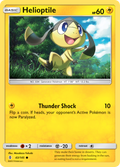 Helioptile 43/145 English Pokémon card from Guardians Rising (2017)