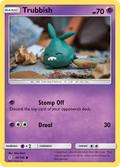 Trubbish 50/145 English Pokémon card from Guardians Rising (2017)