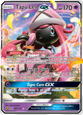 Tapu Lele-GX 60a/145 English Pokémon card from Guardians Rising (2017) — alternate artwork