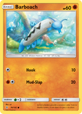 Barboach 70/145 English Pokémon card from Guardians Rising (2017)